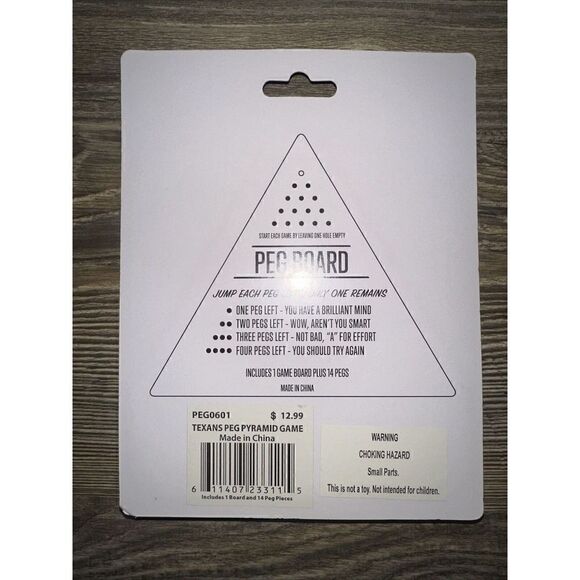 NFL NEW HOUSTON TEXANS AUTHENTIC PYRAMID GAME. NWT. L - Picture 3 of 5